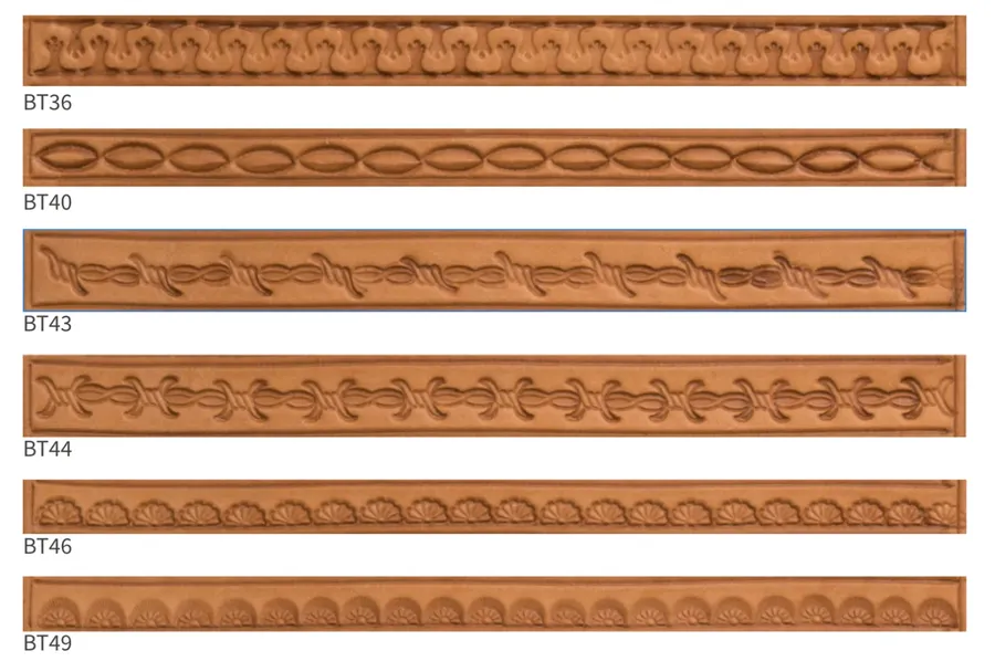 Bordertooling mit geometrischem Ziermuster