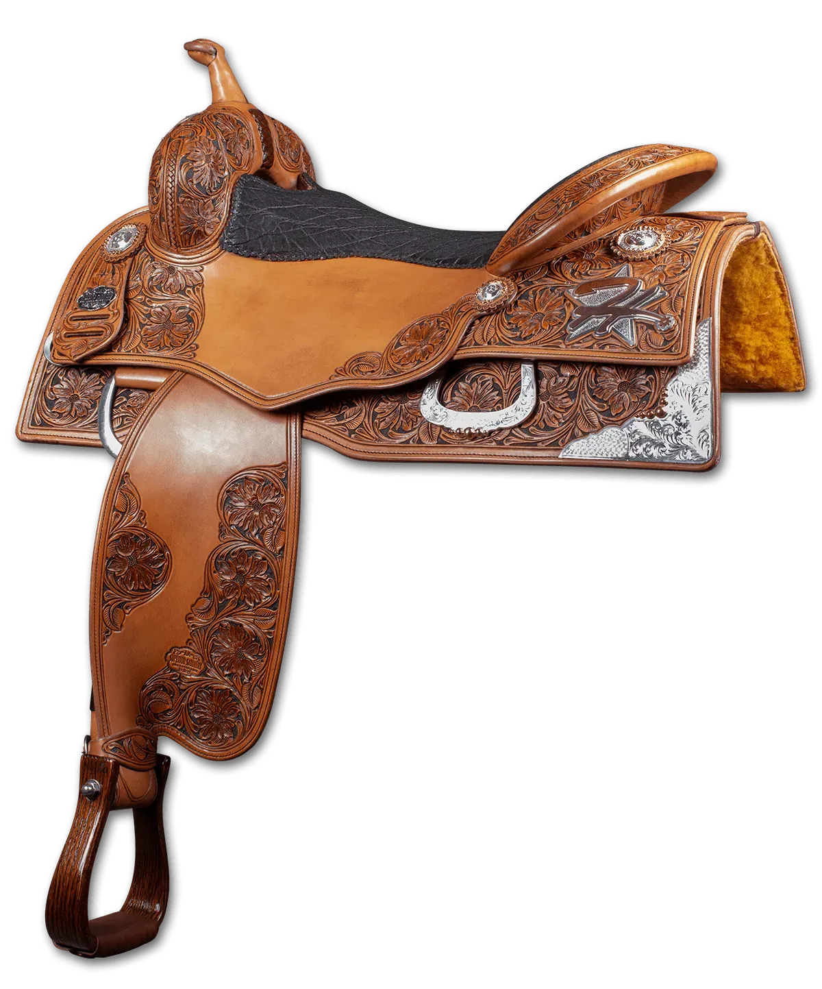 Nicole Hutchings Reiner — Reining-Westernsattel von Superior Saddlery bei SaddleWorld