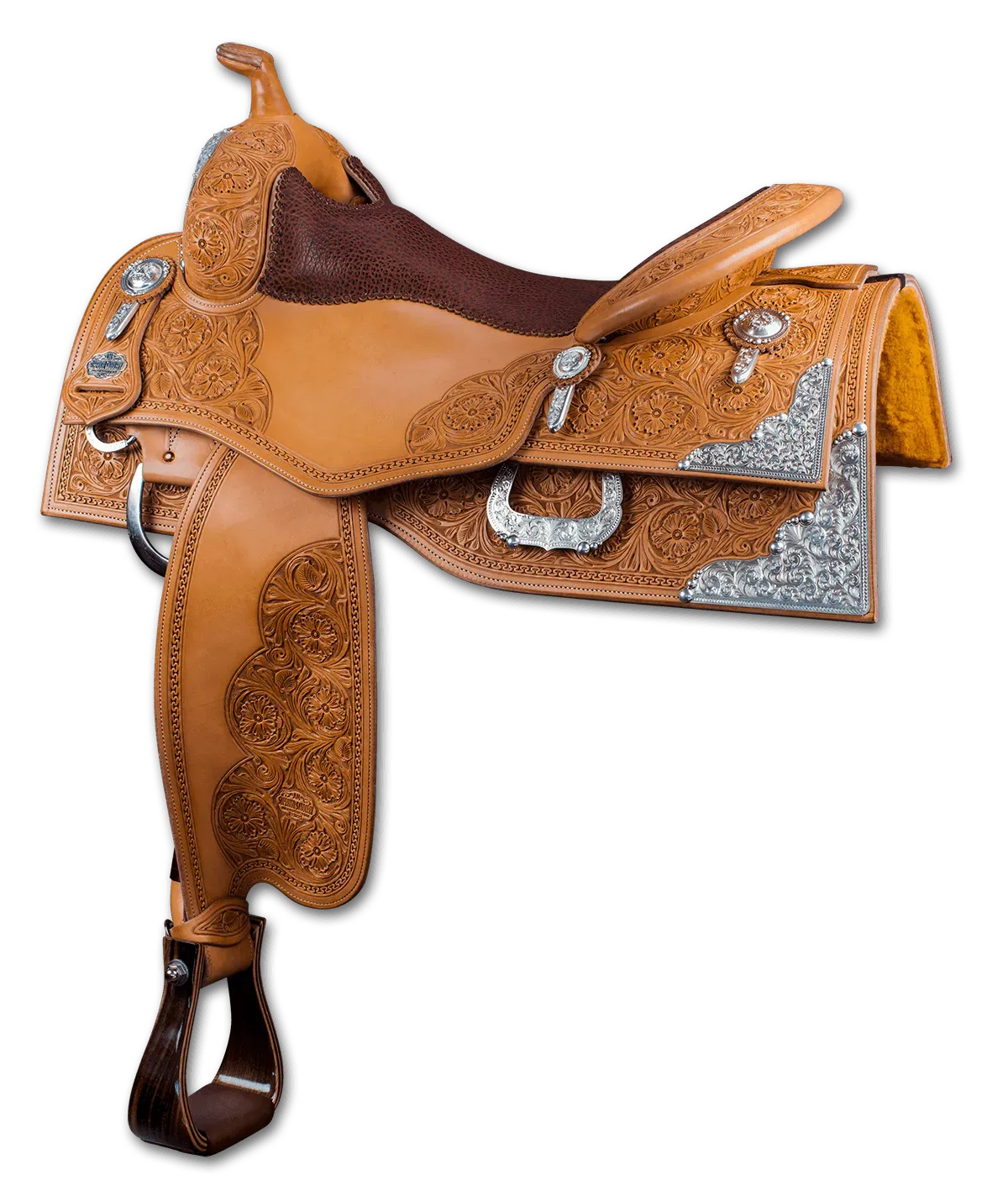 AM Saddleworld Pro - M1Poindet Show Reiner — Reining-Westernsattel von Superior Saddlery bei SaddleWorld